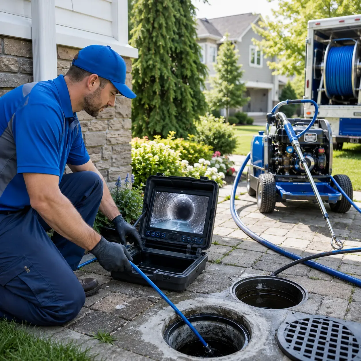 Outdoor drain cleaning professionals serving Kennedy, NY